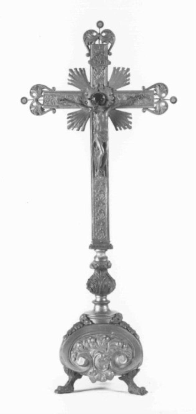 croce d'altare - ambito veneto (fine/inizio secc. XVIII/ XIX)