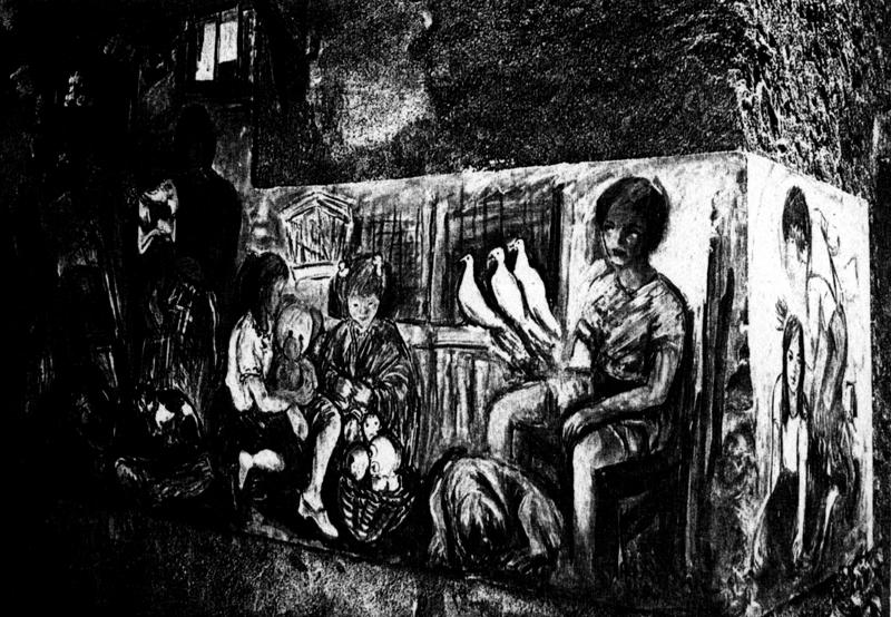 bambini (dipinto) di Roma Gina (attribuito) - ambito veneto (sec. XX)