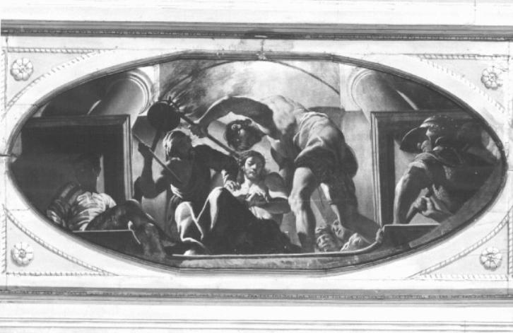 Incoronazione di spine (dipinto) di Ferrari Luca Detto Luca Da Reggio (sec. XVII)