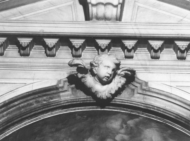 Testina d'angelo (scultura) di Bonazza Antonio (attribuito) (sec. XVIII)