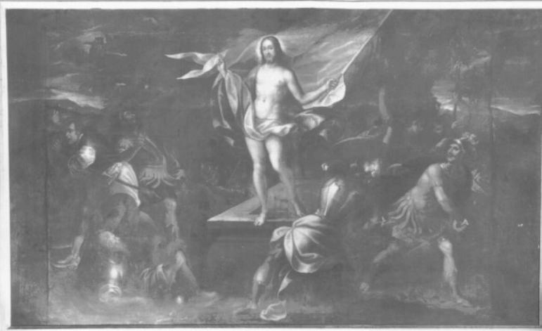 Cristo risorto (dipinto) di Pellizzari Giovanni Battista (sec. XVII)