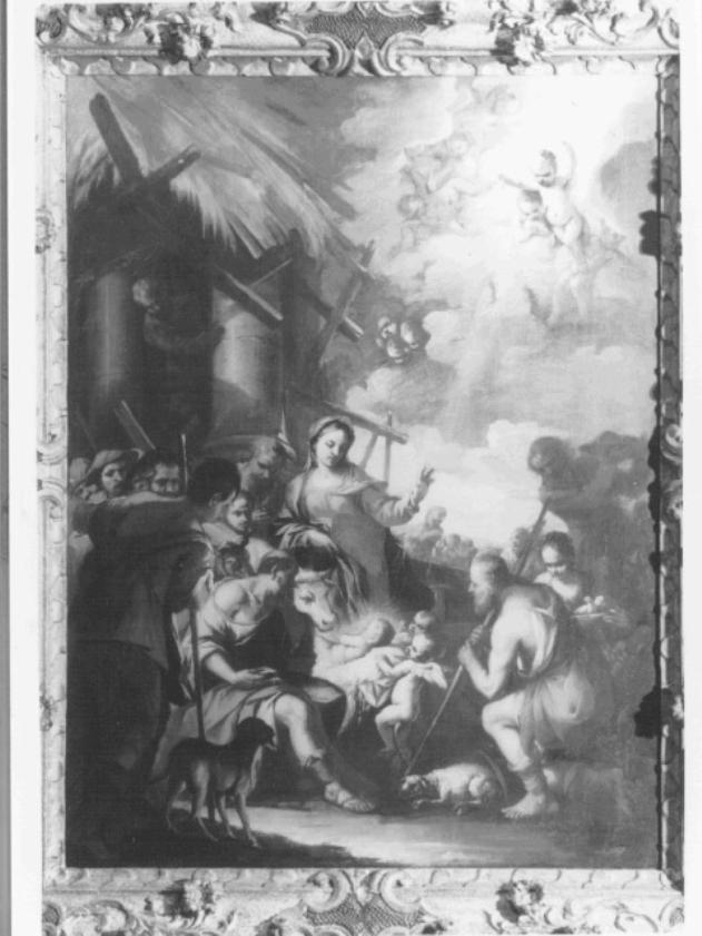 natività ( presepio) (dipinto) di Brusaferro Gerolamo (attribuito) (primo quarto sec. XVIII)