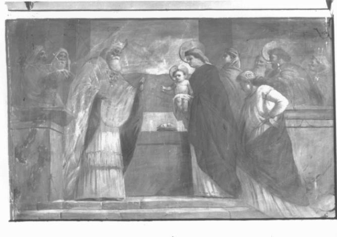 presentazione di Maria al tempio (dipinto) di Manzoni Giacomo (secc. XIX/ XX)