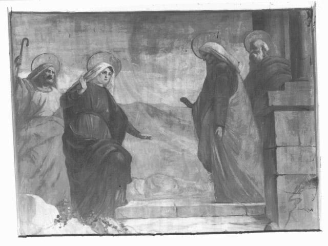 Visitazione (dipinto) di Manzoni Giacomo (secc. XIX/ XX)