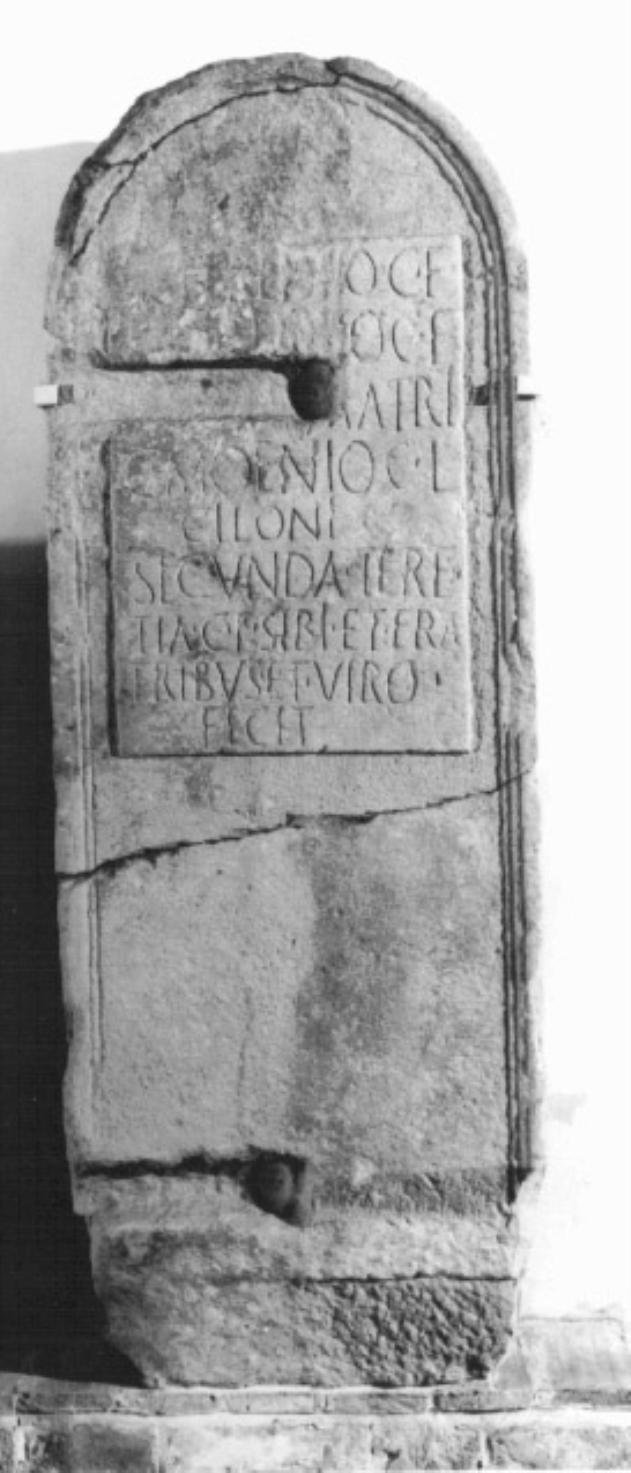 stele funeraria - ambito veneto (metà sec. I)