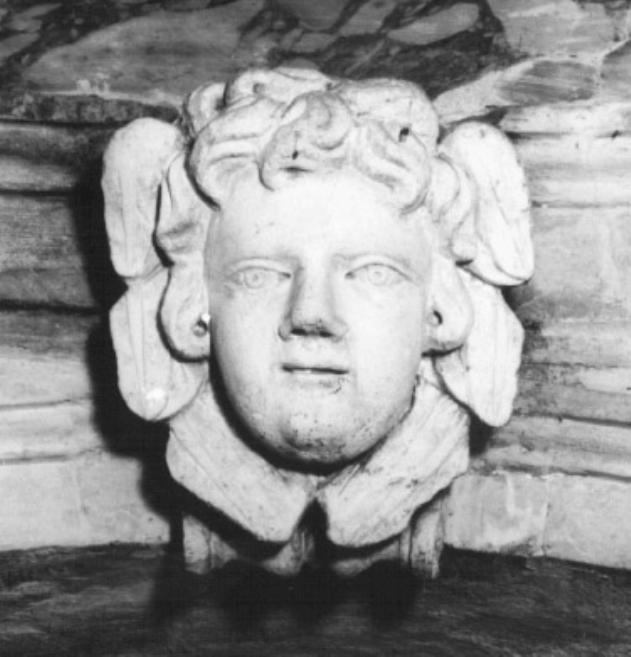 testa di cherubino (scultura) - ambito veneto (sec. XVII)
