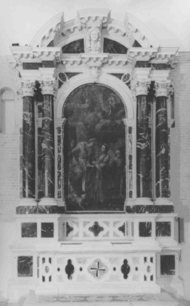 altare - ambito veneto (seconda metà, prima metà sec. XVII, sec. XX)