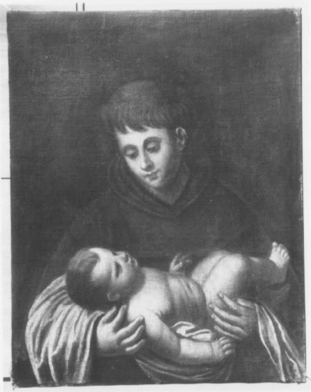 Sant'Antonio con Gesù Bambino (dipinto) - ambito veneto (sec. XIX)
