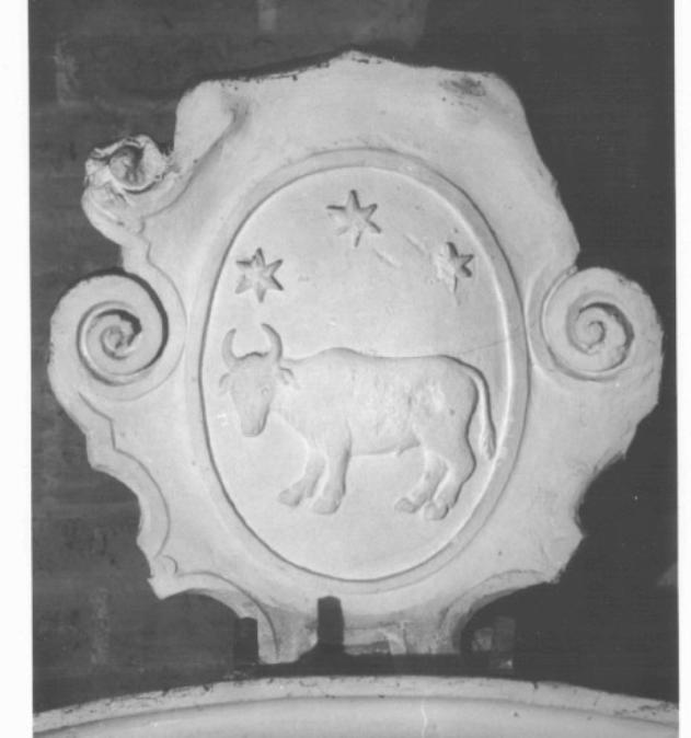 stemma gentilizio della famiglia Barbo - Soncin (rilievo) - produzione veneta (sec. XVII)