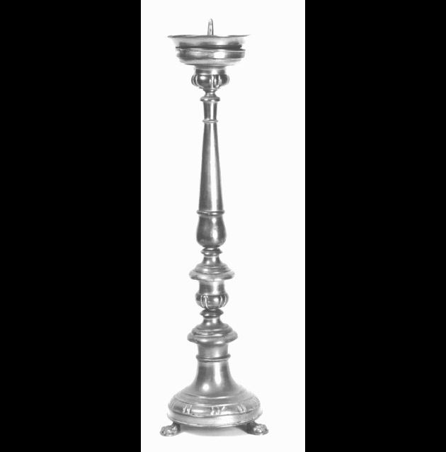 candeliere d'altare - ambito veneto (primo quarto sec. XX)