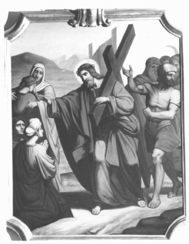 stazione VIII: Gesù consola le donne di Gerusalemme (dipinto) - ambito veneto (sec. XIX)