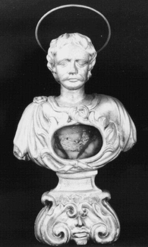 reliquiario - a busto - ambito veneto (seconda metà sec. XVIII)