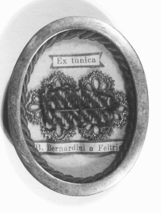 reliquiario a capsula - a medaglione, serie - ambito veneto (sec. XIX)