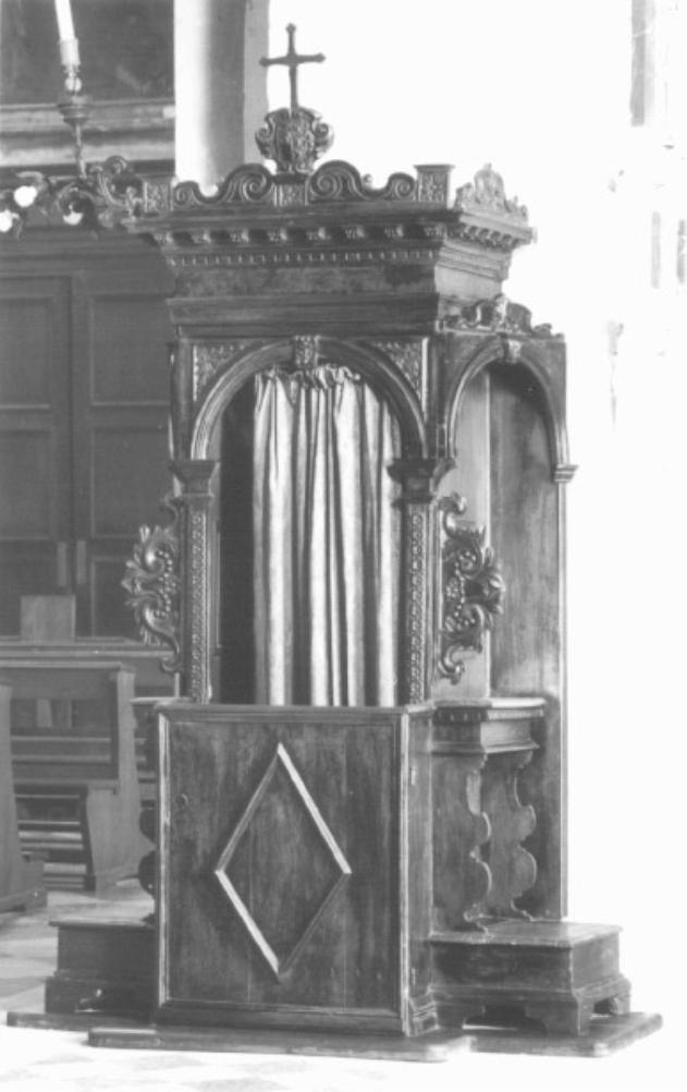 confessionale - ambito veneto (seconda metà sec. XVII)