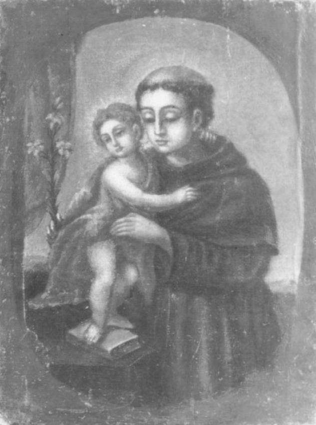 Sant'Antonio da Padova col bambino (dipinto) - ambito veneto (sec. XVIII)