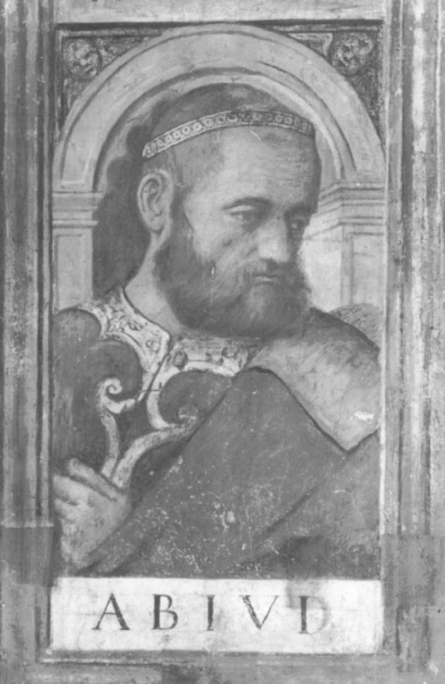 profeta Abiu (dipinto) di Tessari Girolamo detto Girolamo Dal Santo (sec. XVI)