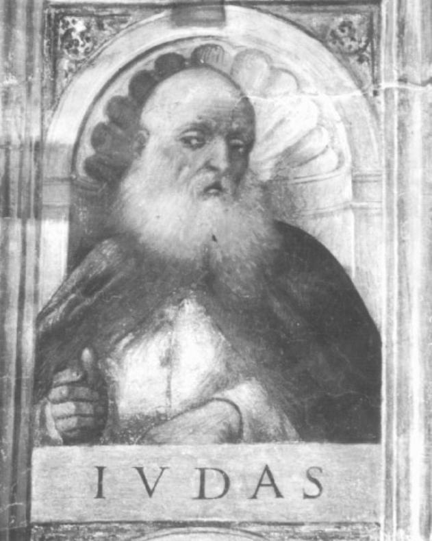 profeta Iudas (dipinto) di Tessari Girolamo detto Girolamo Dal Santo (sec. XVI)