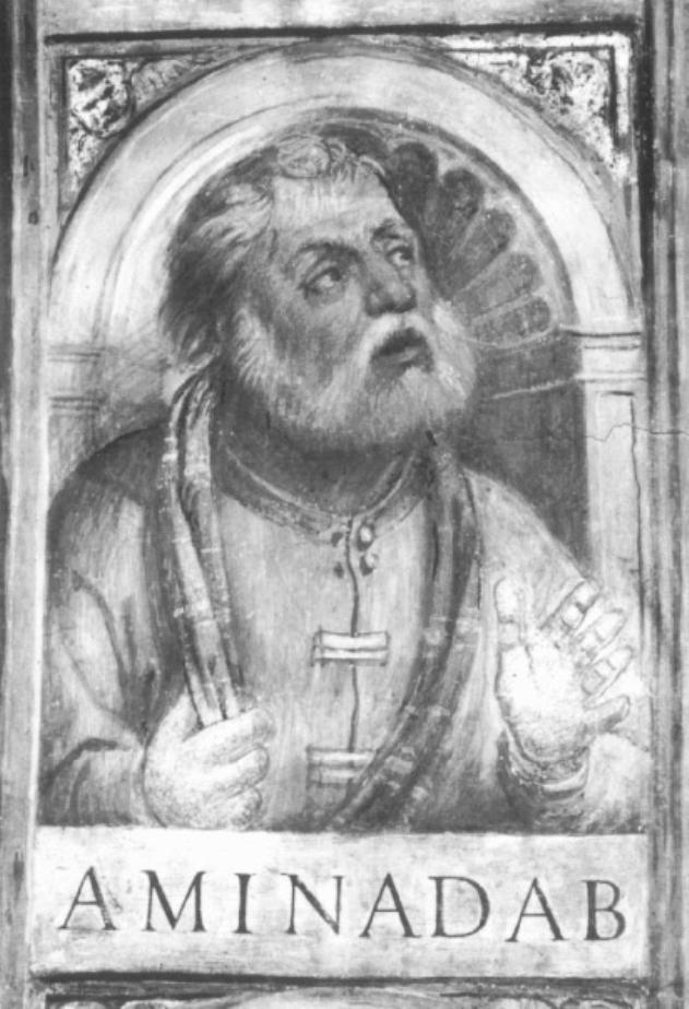 profeta Aminadab (dipinto) di Tessari Girolamo detto Girolamo Dal Santo (sec. XVI)