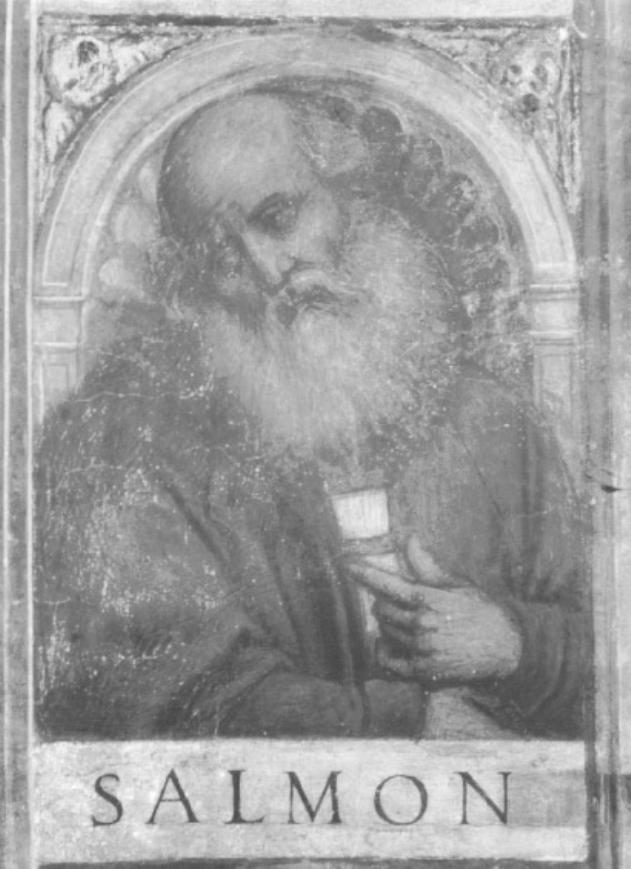 profeta Salmone (dipinto) di Tessari Girolamo detto Girolamo Dal Santo (sec. XVI)