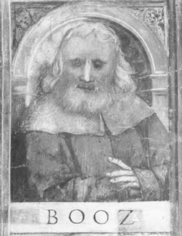 profeta Booz (dipinto) di Tessari Girolamo detto Girolamo Dal Santo (sec. XVI)