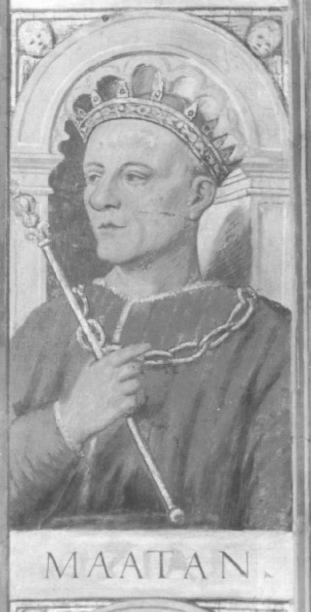 Re Maatan (dipinto) di Tessari Girolamo detto Girolamo Dal Santo (sec. XVI)