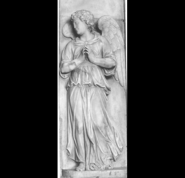 angelo adorante (rilievo) - ambito veneto (sec. XVI)