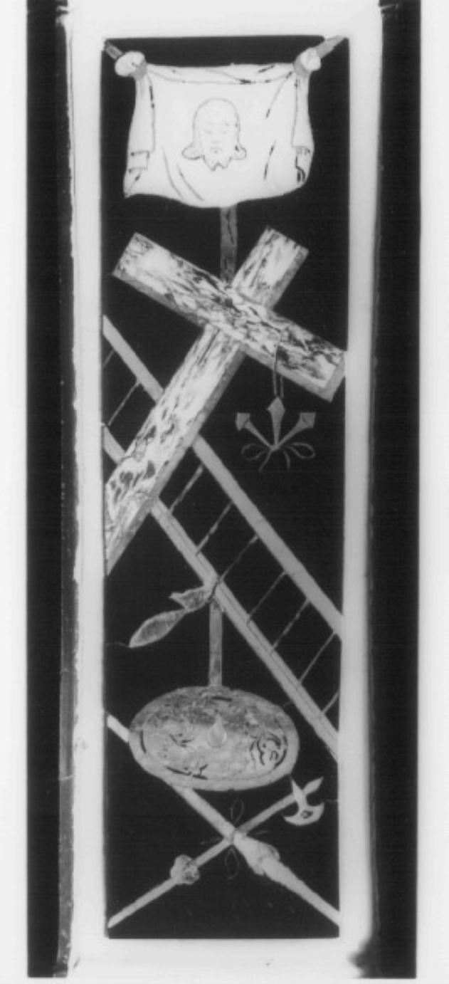 Sacra Sindone/ strumenti della passione (decorazione a intarsio) di Fasolato Agostino (sec. XVIII)