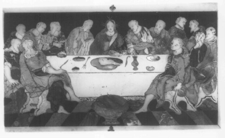 Ultima cena (decorazione a intarsio) di Fasolato Agostino (sec. XVIII)