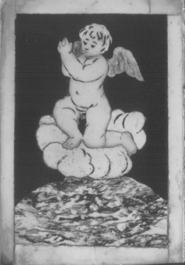 cherubino adorante (decorazione a intarsio) di Fasolato Agostino (sec. XVIII)