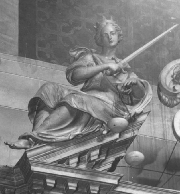 Giustizia (statua) di Rinaldi Domenico (secc. XVIII/ XIX)