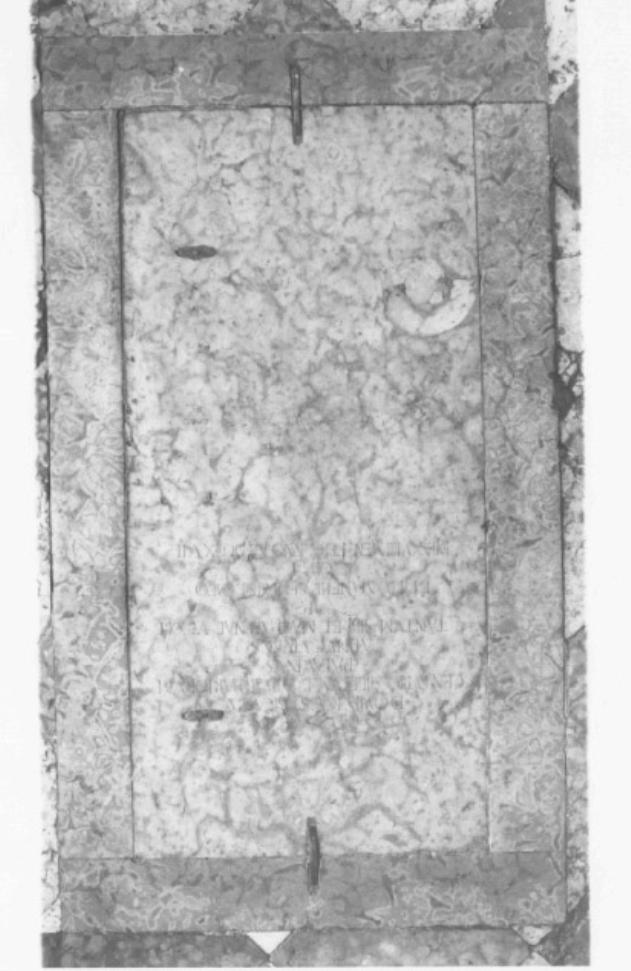 lastra tombale - ambito veneto (sec. XVIII)