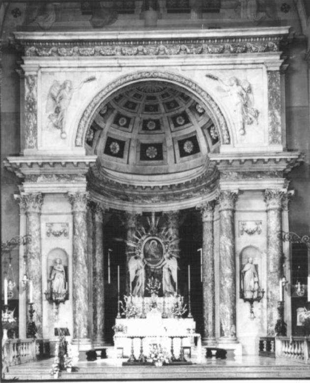 altare maggiore di Salucci Giambattista, Noale Antonio (primo quarto sec. XIX)