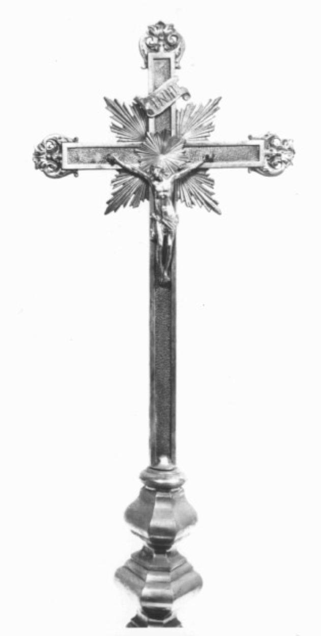 croce d'altare - ambito veneto (primo quarto sec. XX)
