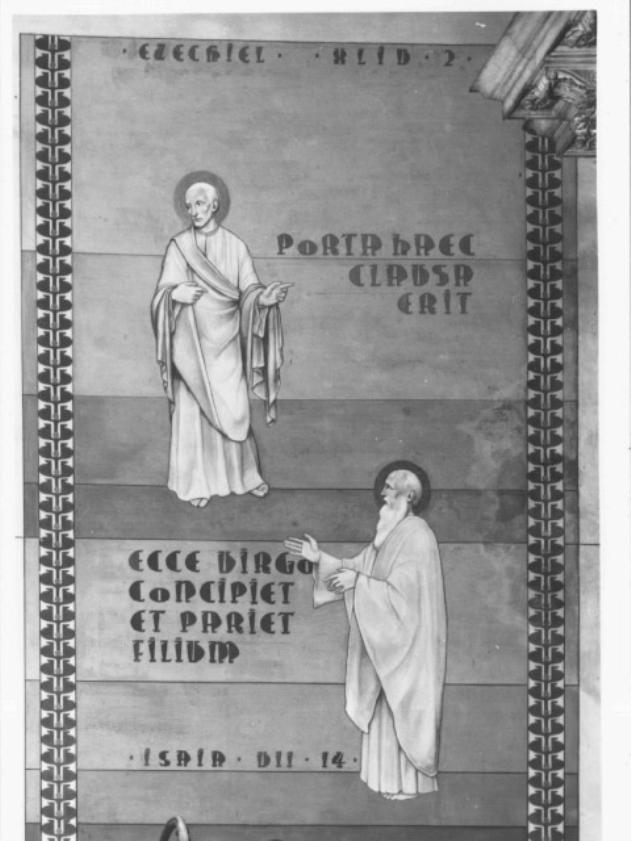 Ezechiele/ Isaia (dipinto) di Fasal Antonio Sebastiano (sec. XX)