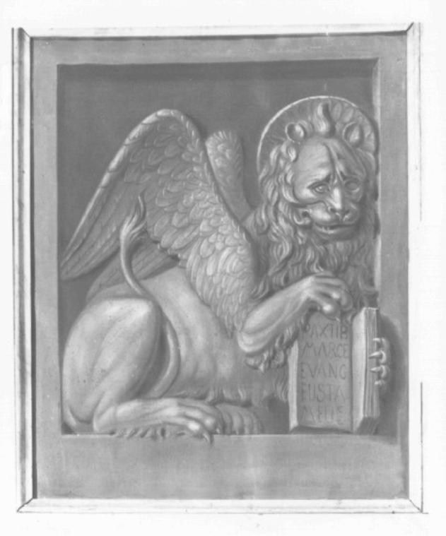 simbolo di San Marco Evangelista (dipinto) - ambito veneto (secc. XVIII/ XIX)