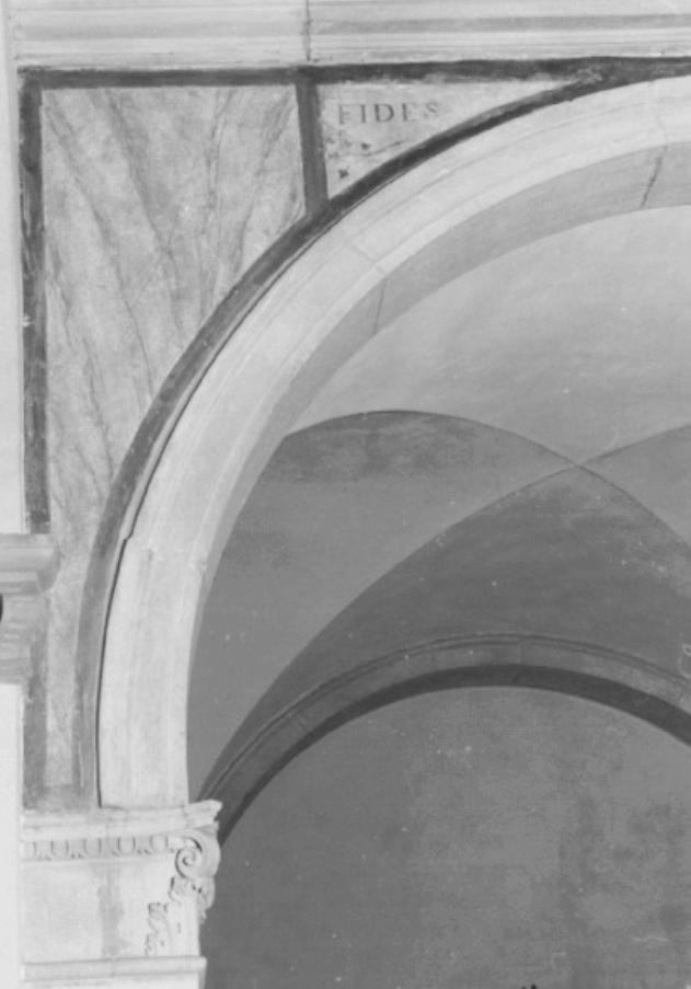 motivi decorativi geometrici (dipinto) di Campagnola Domenico (bottega) - ambito padovano (sec. XVI)
