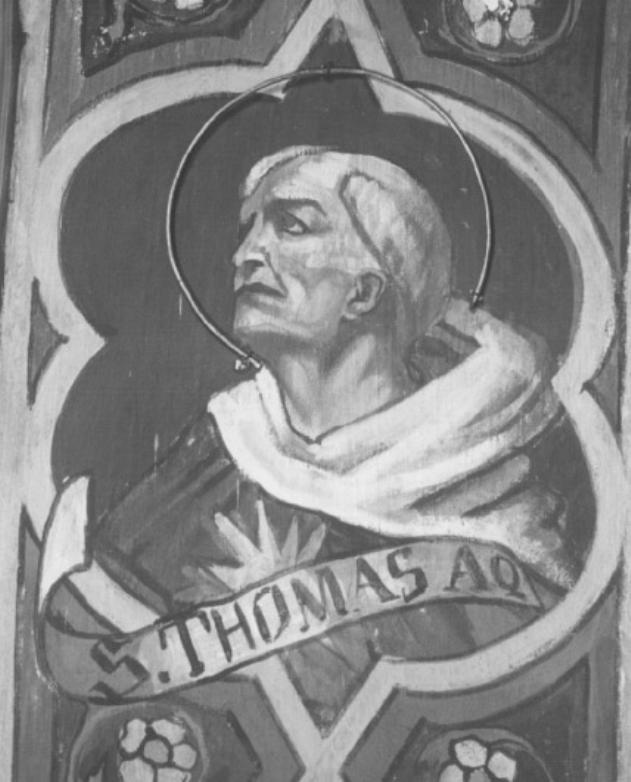 San Tommaso D'Aquino (dipinto) di Vianello Giovanni (attribuito) (inizio sec. XX)