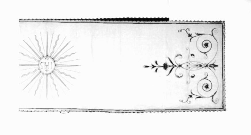 Ostia raggiata/ decorazioni fitomorfe (velo omerale, elemento d'insieme) - manifattura veneta (inizio sec. XX)