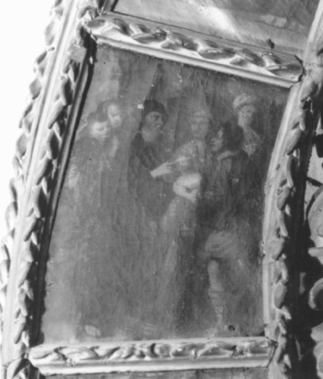 San Francesco di Paola sana una storpiata (dipinto) - ambito veneto (fine/inizio secc. XVII/ XVIII)