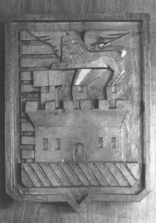 stemma comunale di Rovigo (rilievo) di Ponti Gio, Polidoro Eligio (sec. XX)