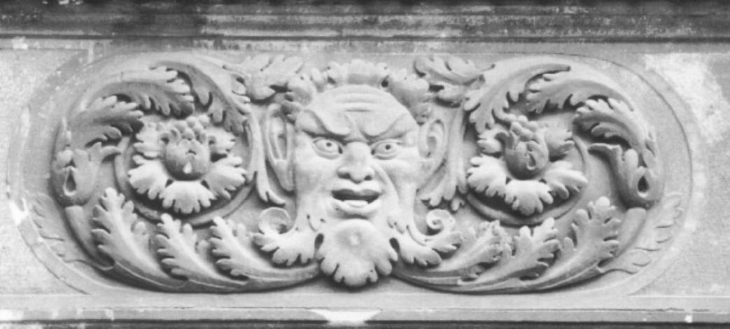 motivi decorativi a grottesche (rilievo) di Moroni Andrea, Milanin Francesco - ambito lombardo (sec. XVI)