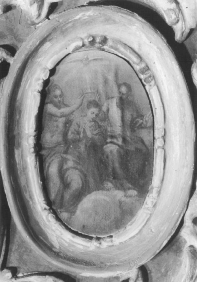 incoronazione di Maria Vergine (dipinto) - bottega bellunese (sec. XVIII)