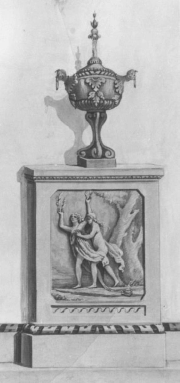 Apollo e Dafne (dipinto) di De Boni Sebastiano (attribuito) (sec. XIX)