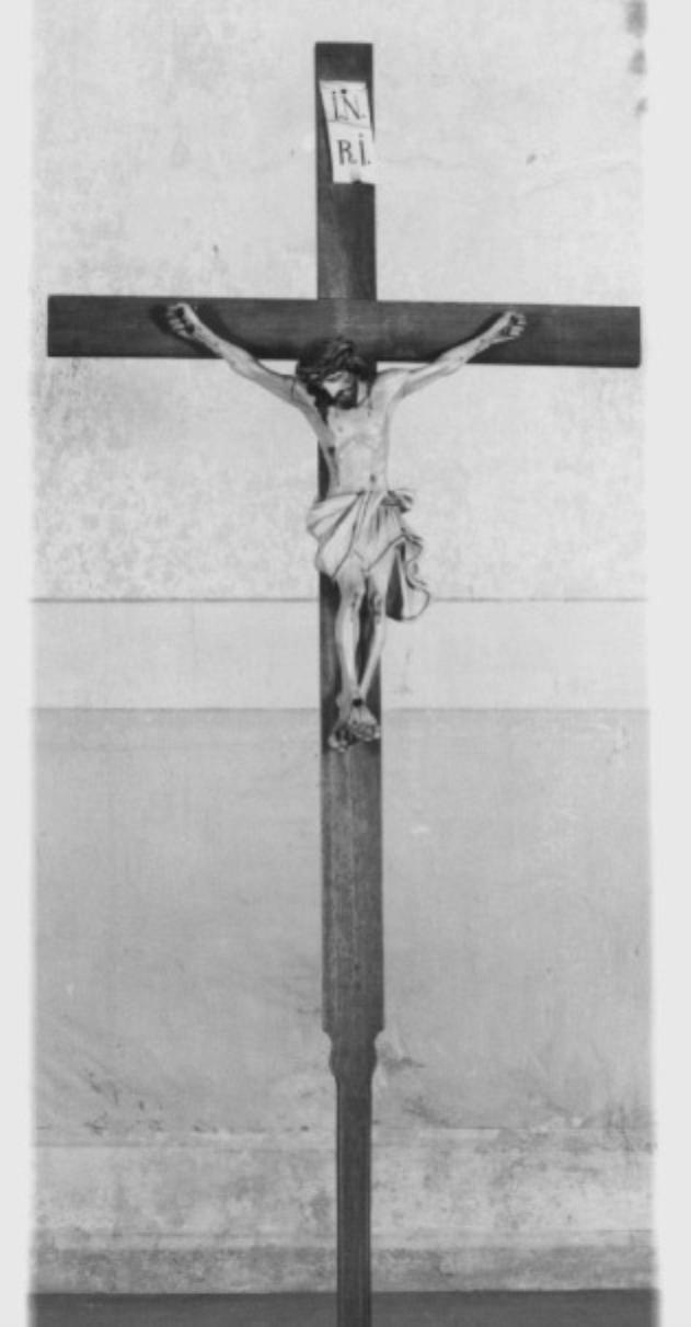 croce processionale - manifattura feltrina (secc. XIX/ XX)