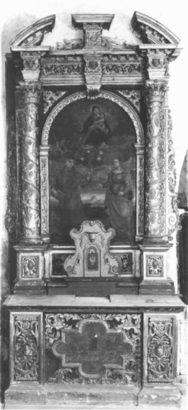 altare di Antonio Da Cursio - ambito veneto (sec. XVII)