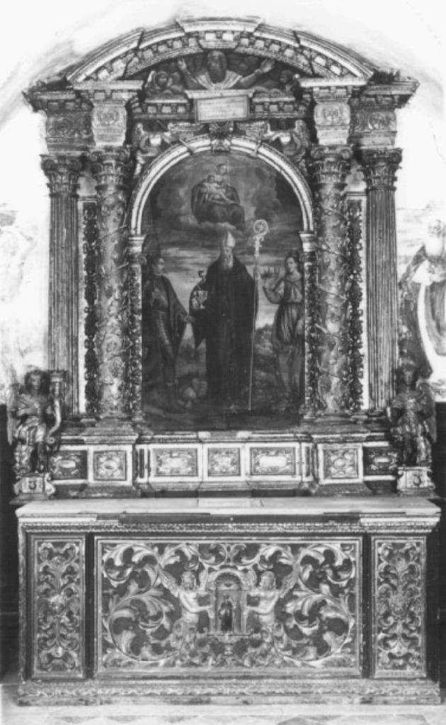 altare maggiore - ambito veneto (secc. XVII/ XVIII)