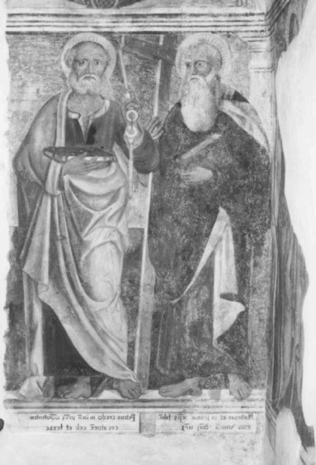 Sant'Andrea; San Pietro Apostolo (dipinto) - ambito veneto (primo quarto sec. XVI)