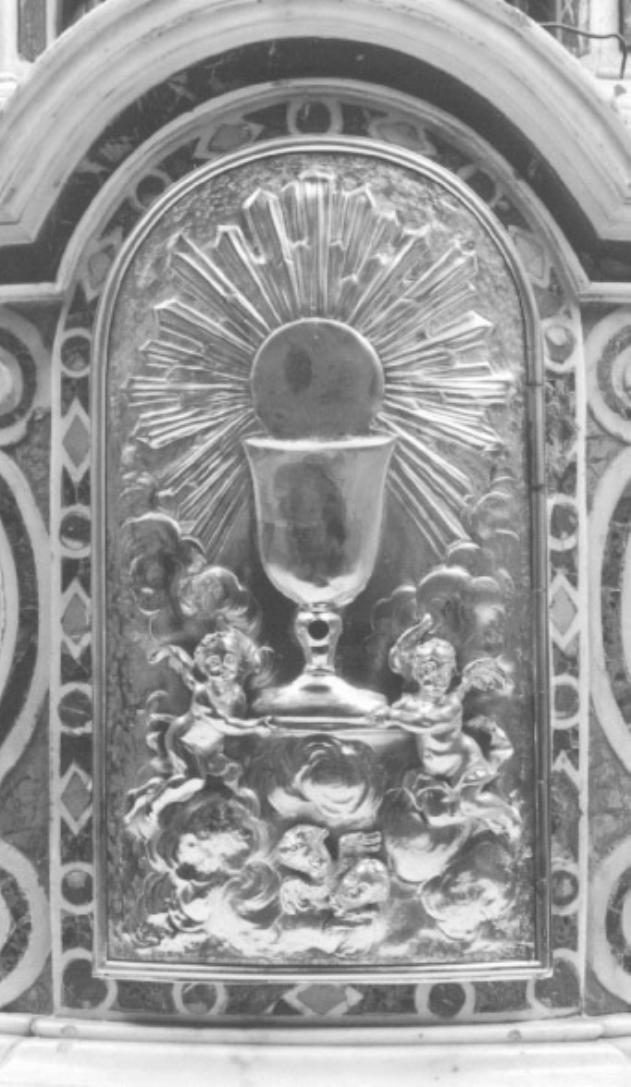 sportello di tabernacolo - manifattura feltrina (sec. XIX)