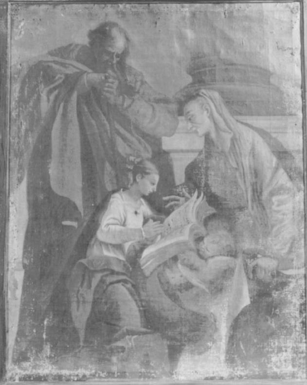 educazione di Maria Vergine (dipinto) - ambito bellunese (sec. XVIII)