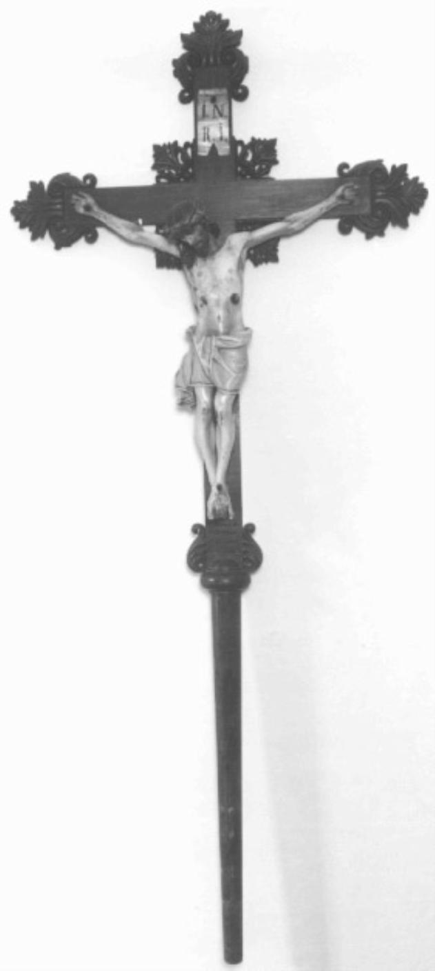 croce da parete - manifattura bellunese (sec. XX)